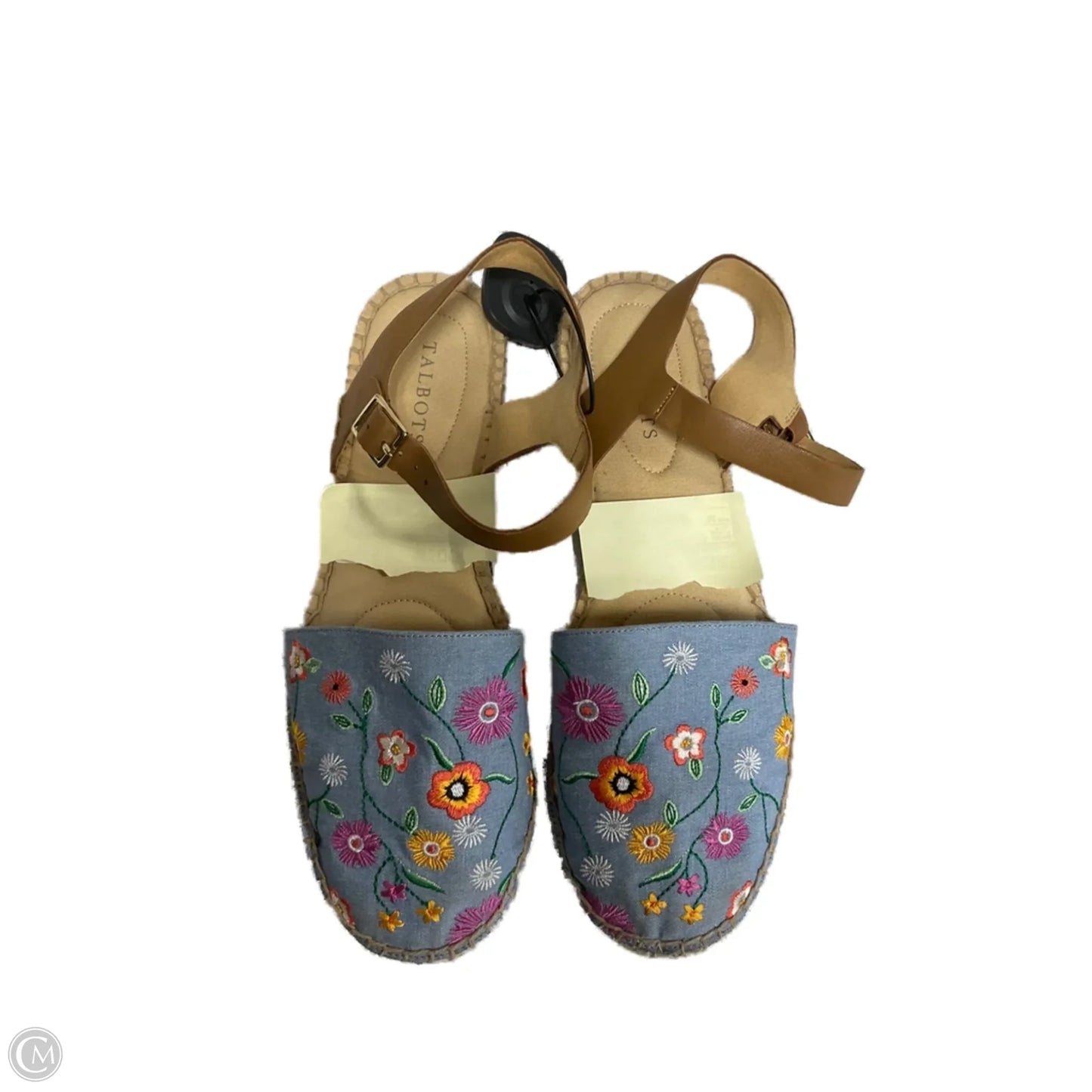 Shoes Flats By Talbots In Floral Print, Size: 10.5