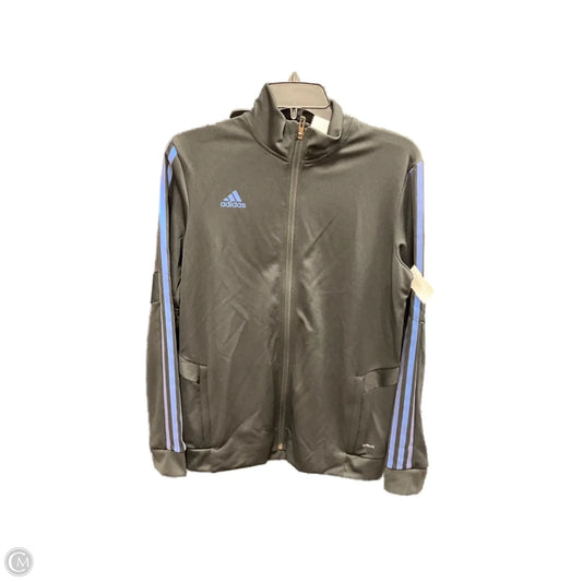 Athletic Jacket By Adidas In Black, Size: M