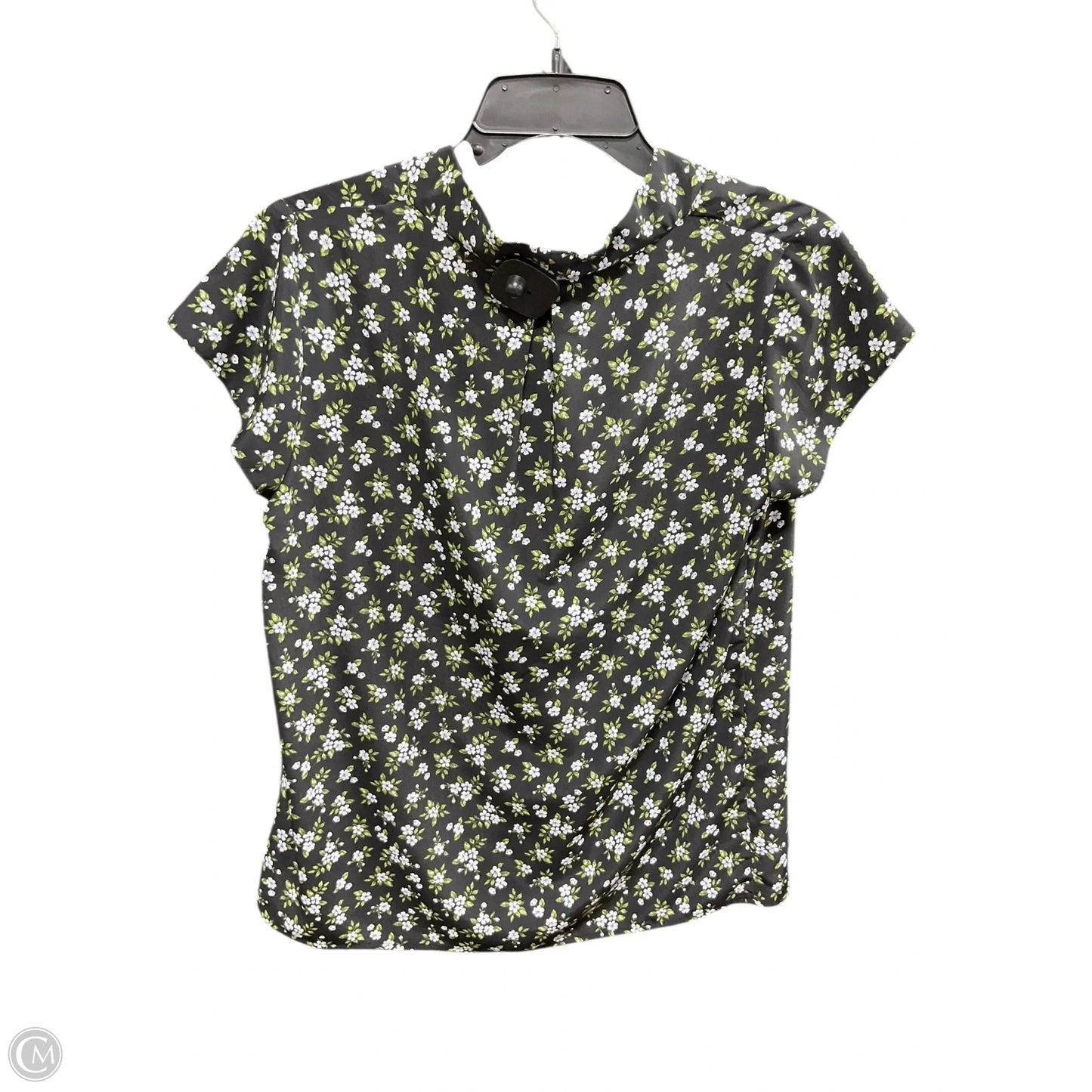 Top Short Sleeve By Halogen In Floral Print, Size: S