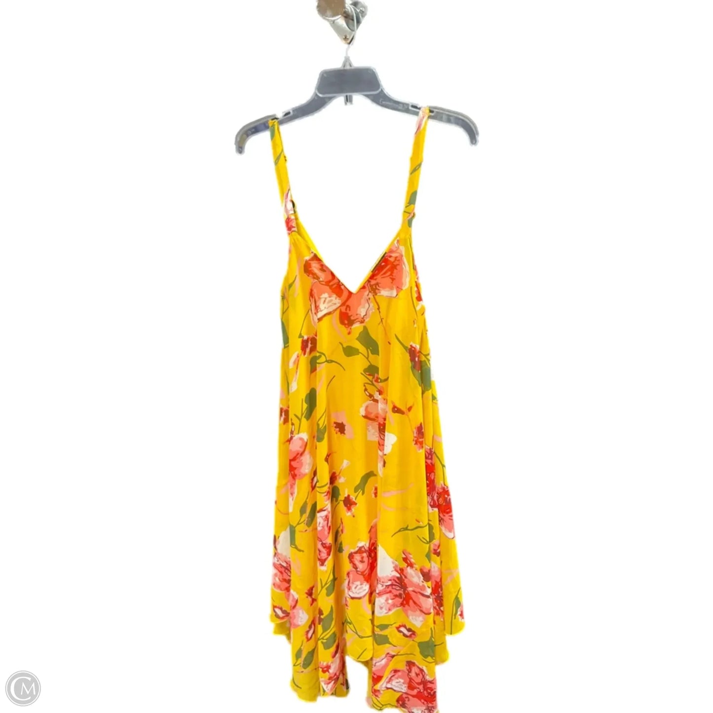 Dress Casual Midi By Nina Leonard In Yellow, Size: S