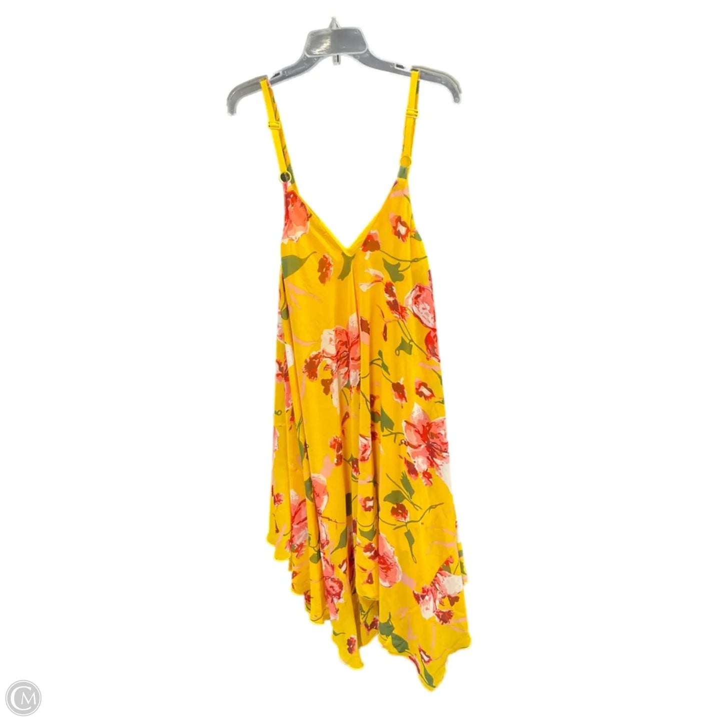 Dress Casual Midi By Nina Leonard In Yellow, Size: S