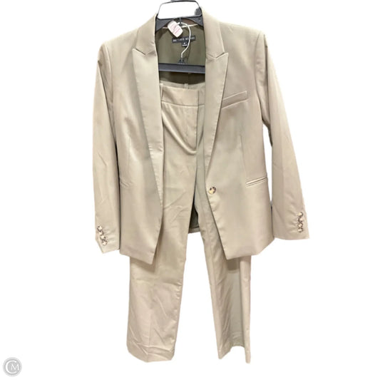 Pants Suit 2pc By Antonio Melani In Tan, Size: 4