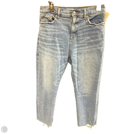 Jeans Skinny By Loft In Blue Denim, Size: 8