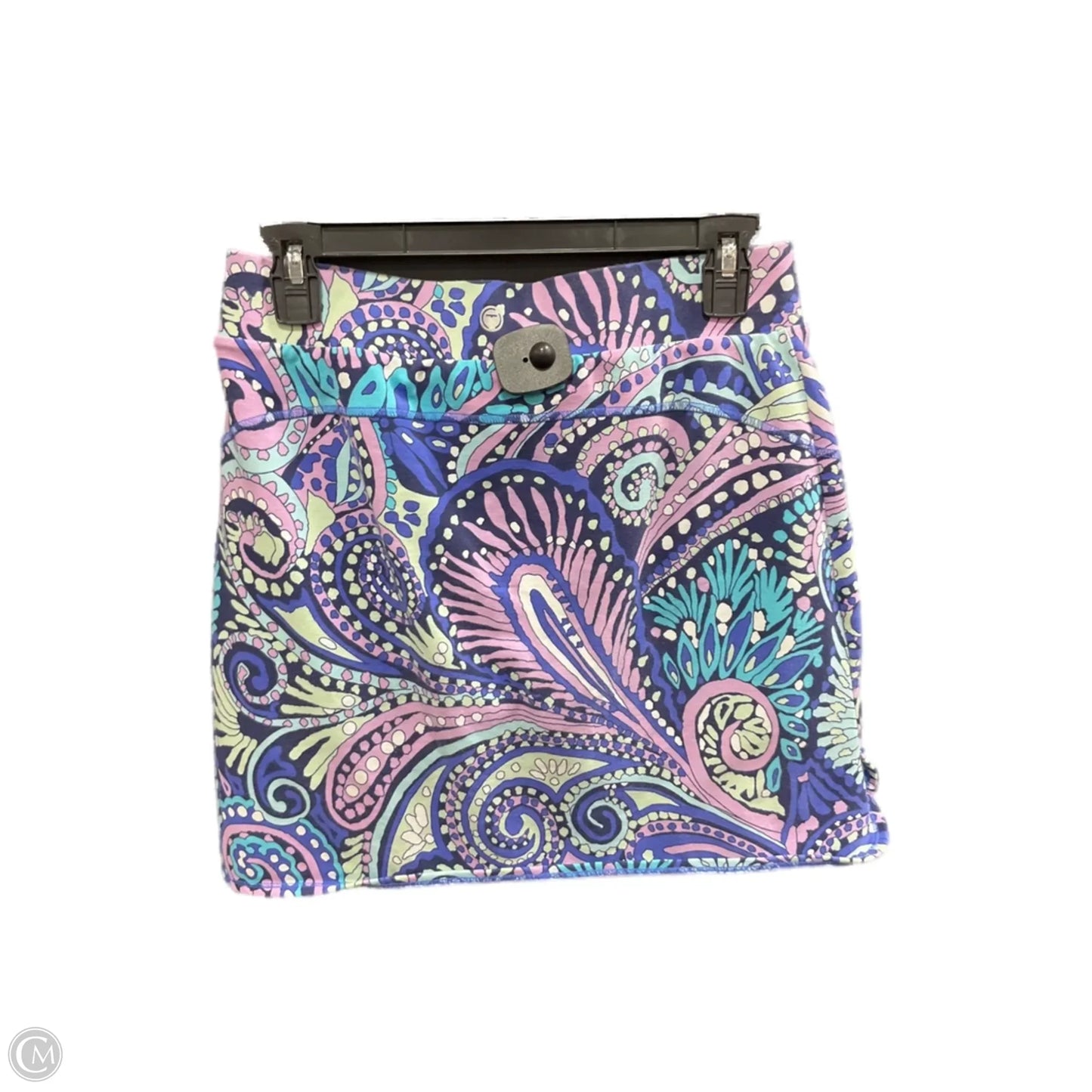 Skort By Talbots In Green & Purple, Size: Xs