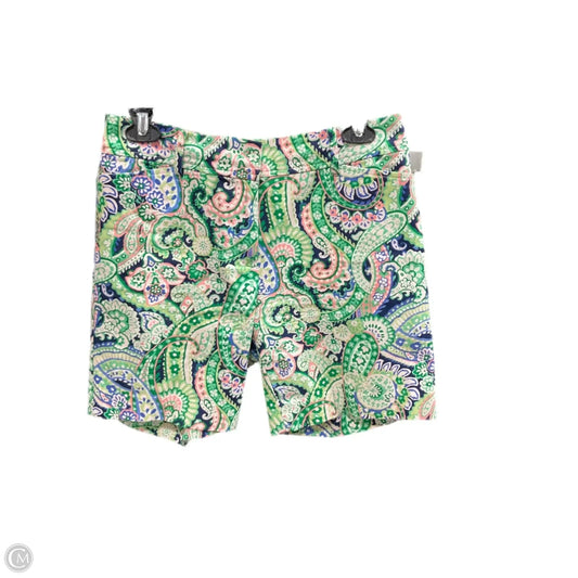 Shorts By Talbots In Green & Pink, Size: 2