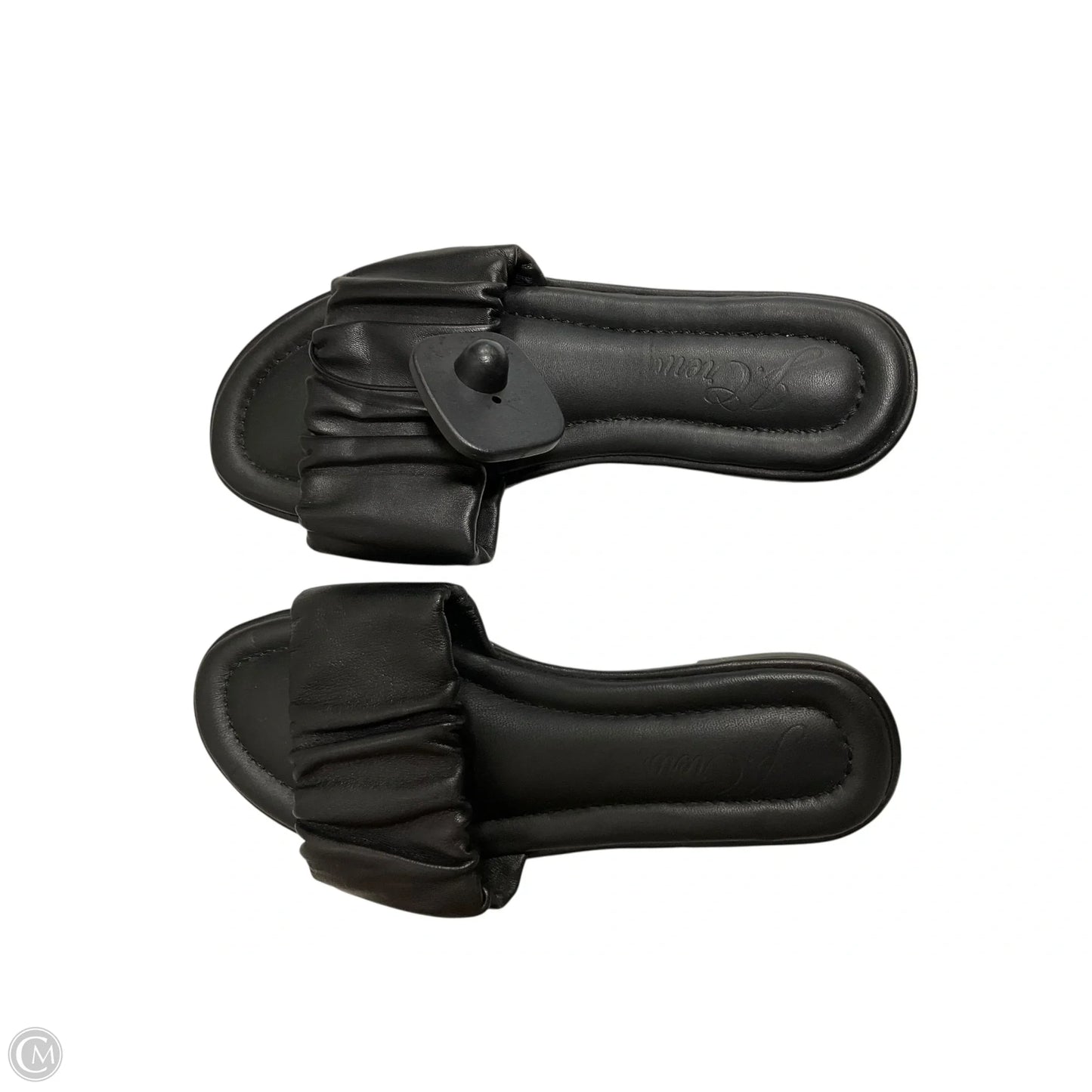 Sandals Flats By J. Crew In Black, Size: 6