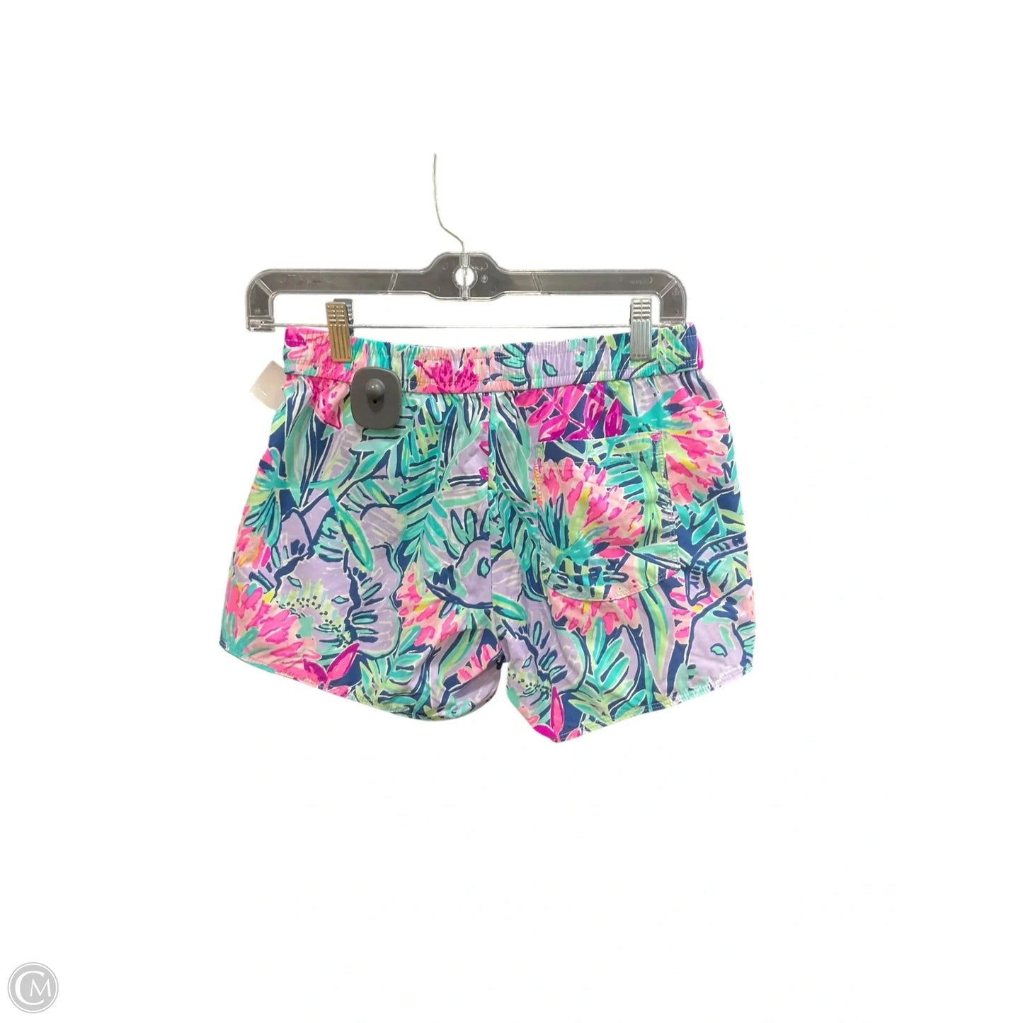 Shorts Designer By Lilly Pulitzer In Green & Pink, Size: Xs