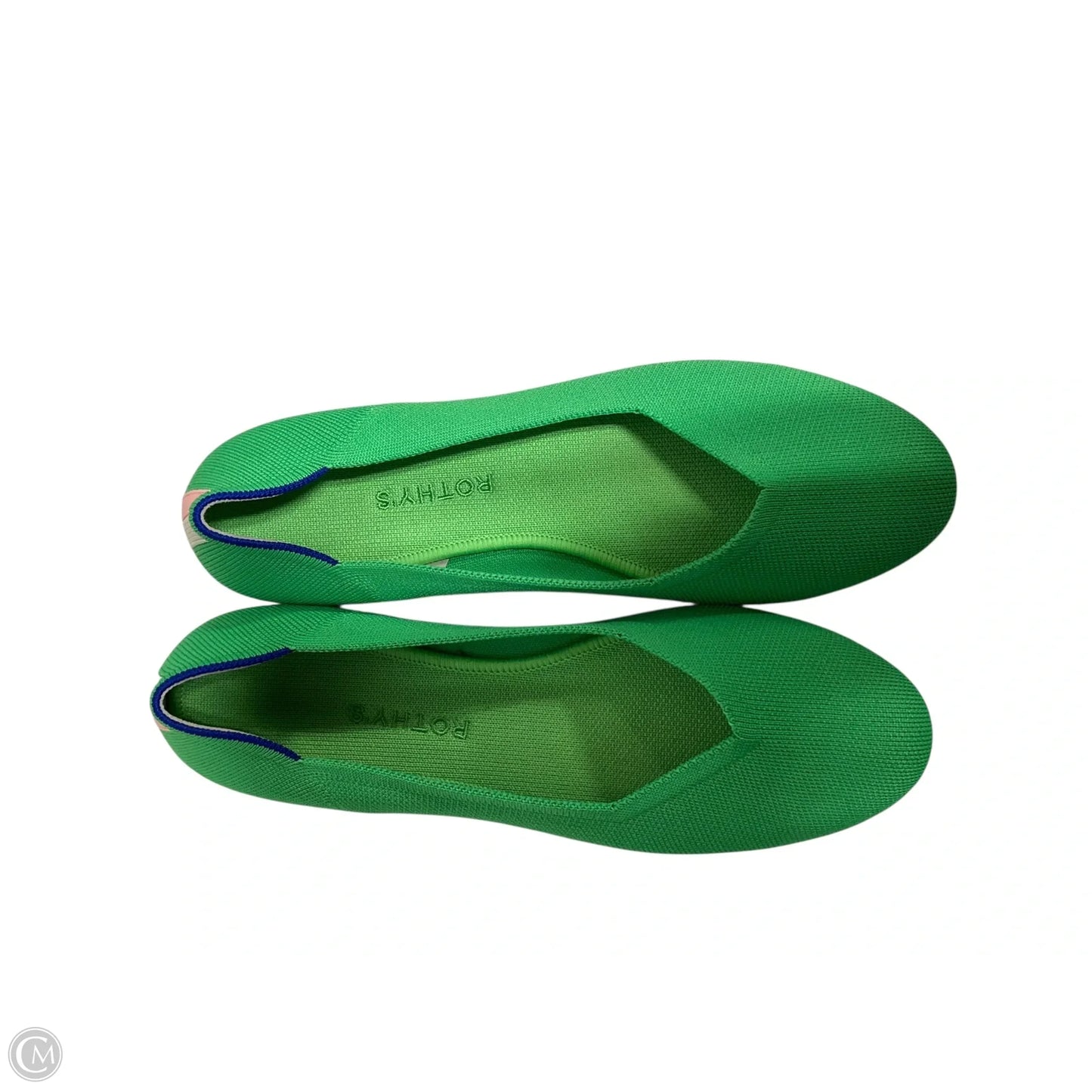 Shoes Flats By Rothys In Green, Size: 12
