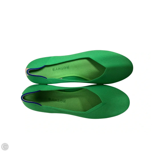 Shoes Flats By Rothys In Green, Size: 12