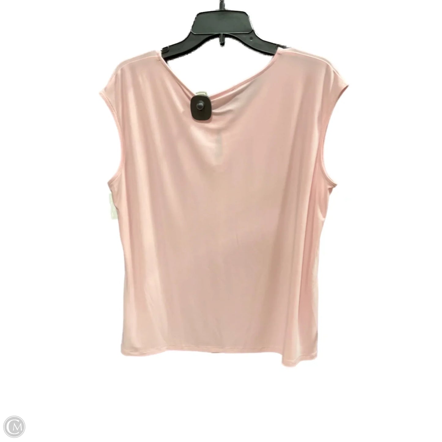 Top Sleeveless By Kasper In Pink, Size: 1x