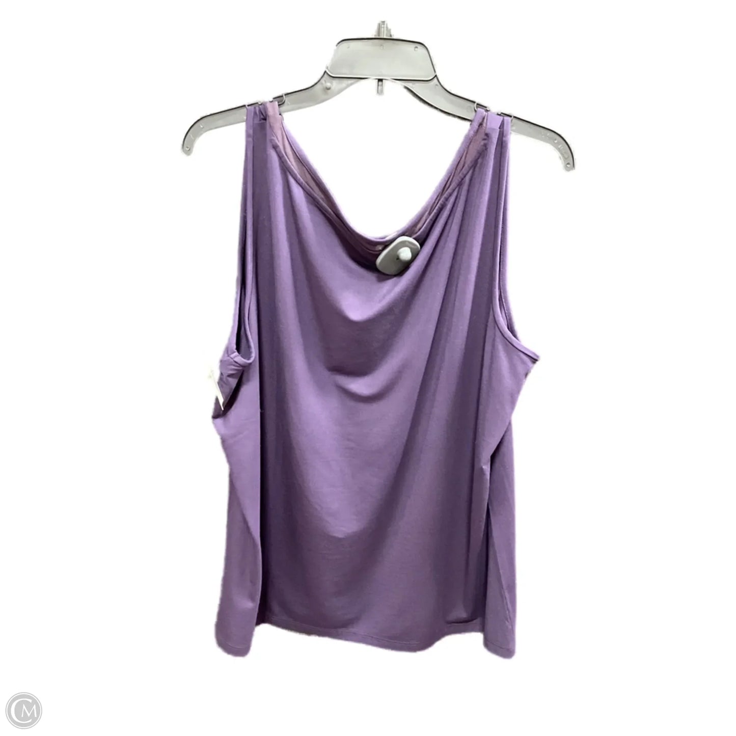 Top Sleeveless By Talbots In Purple, Size: 2x