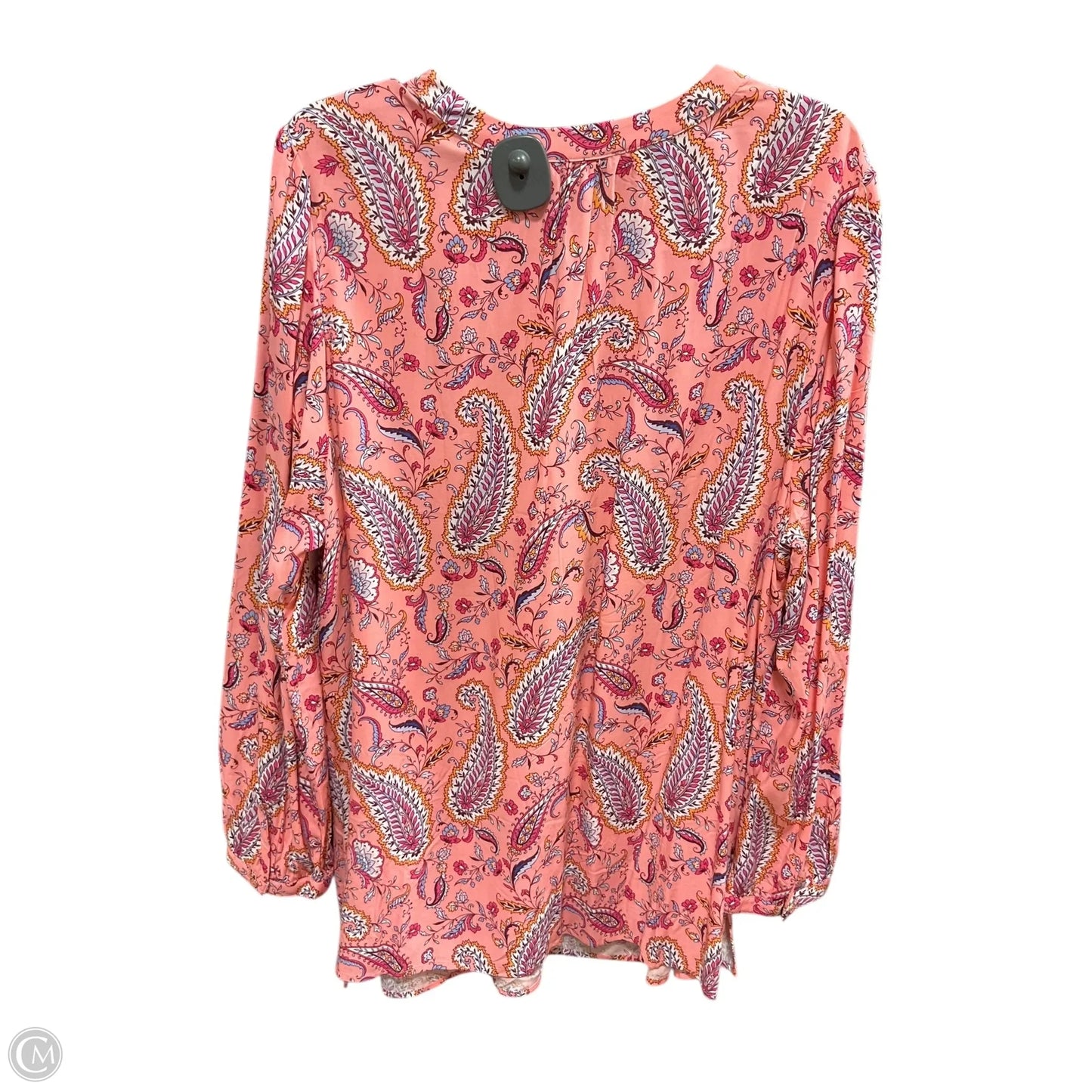 Top 3/4 Sleeve By Talbots In Pink, Size: 2x