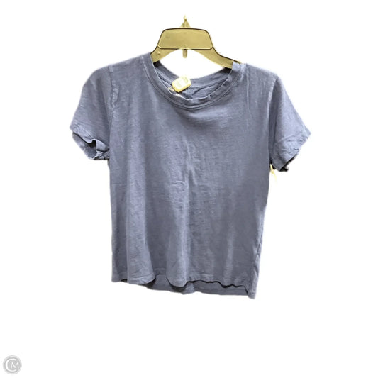 Top Short Sleeve Basic By J. Crew In Navy, Size: M
