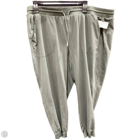 Athletic Pants By Rachel Zoe In Green, Size: Xxl