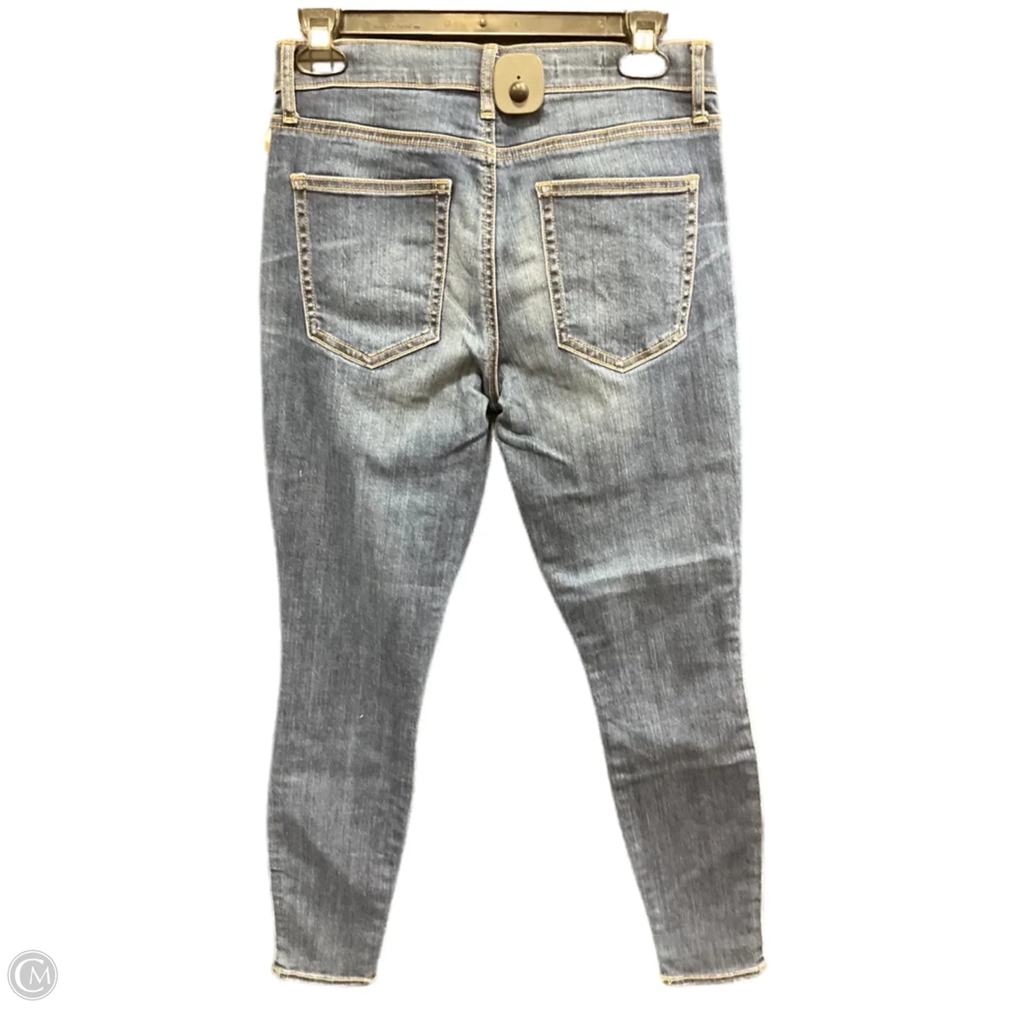 Jeans Skinny By Gap In Blue Denim, Size: 6