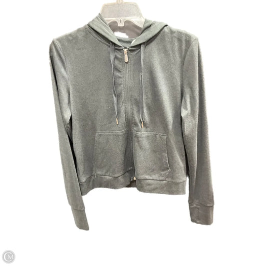 Athletic Jacket By Kyodan In Grey, Size: M