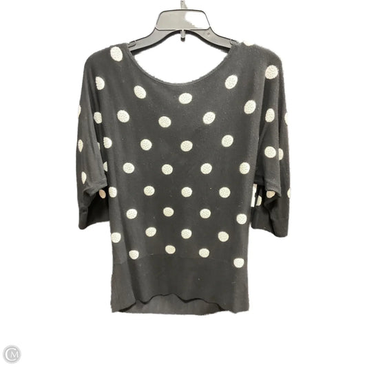 Top 3/4 Sleeve By White House Black Market In Polkadot Pattern, Size: M
