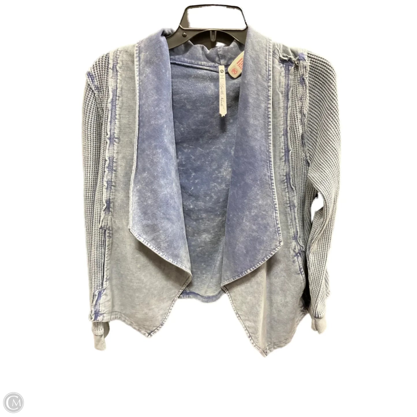 Cardigan By Leo And Nicole In Blue, Size: Lp