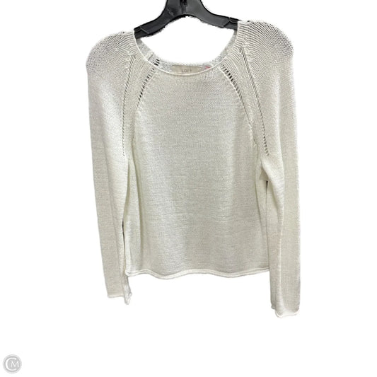 Sweater By Loft In White, Size: Xs