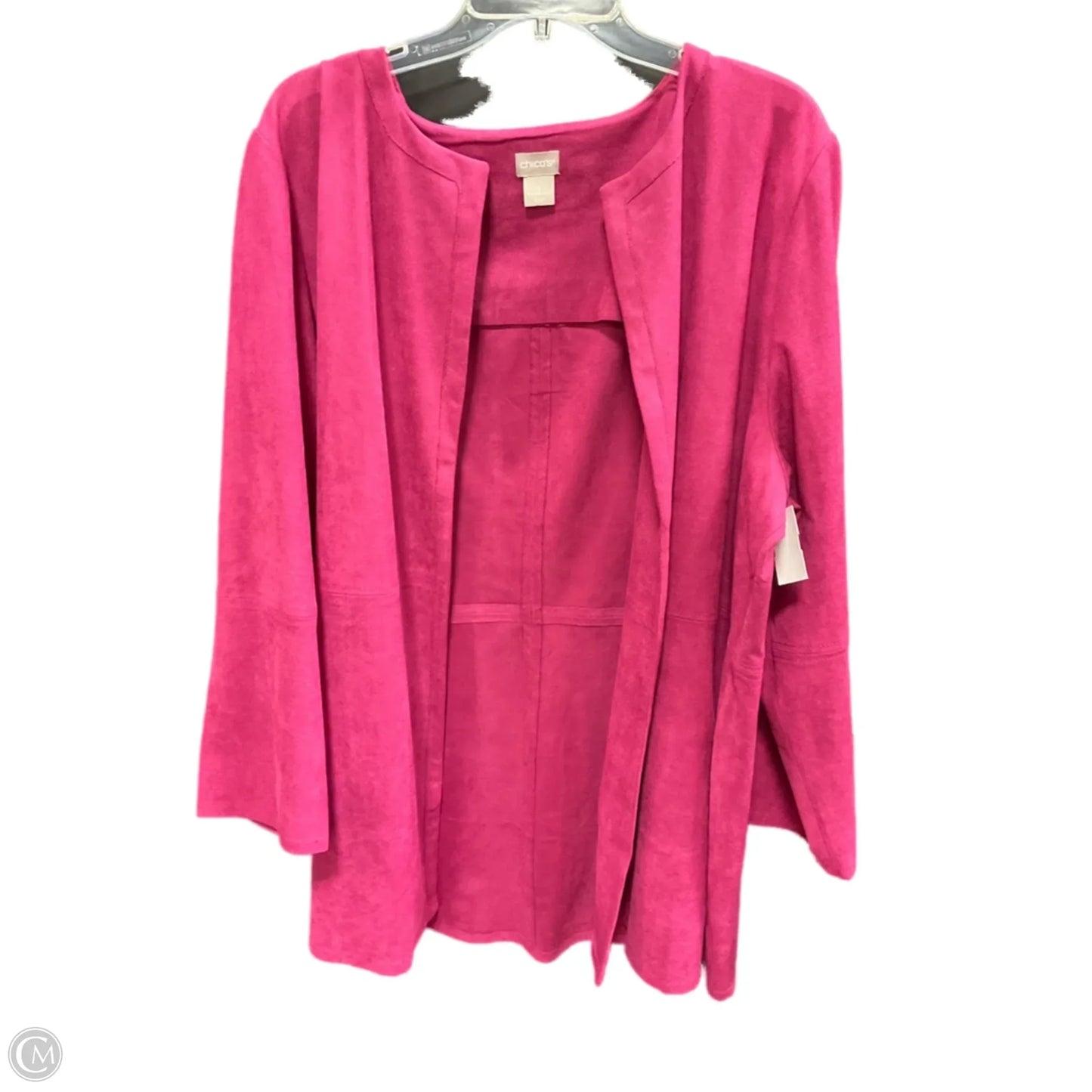 Cardigan By Chicos In Purple, Size: Xxl