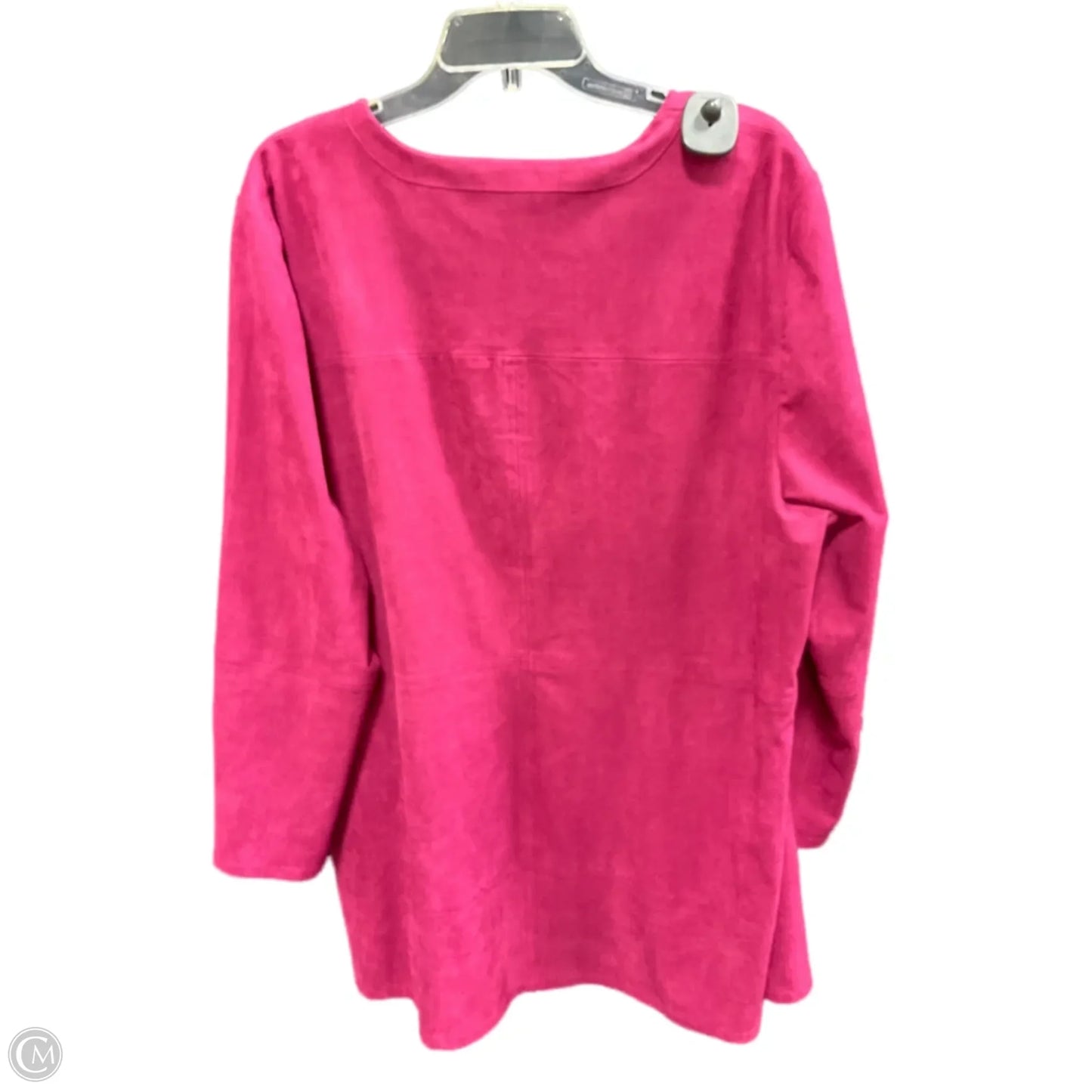 Cardigan By Chicos In Purple, Size: Xxl