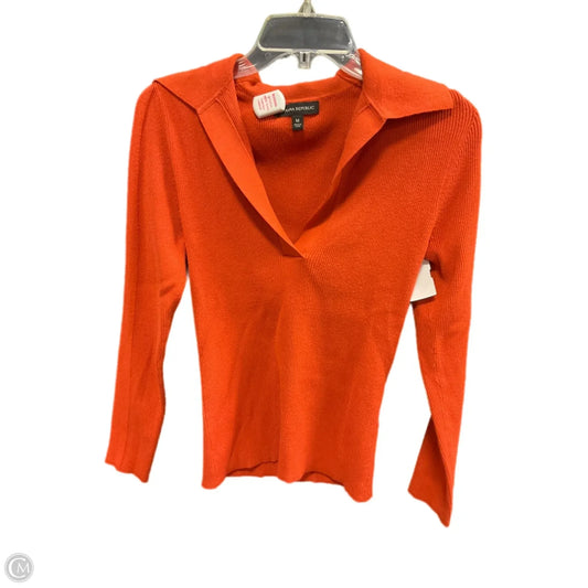 Sweater By Banana Republic In Orange, Size: M