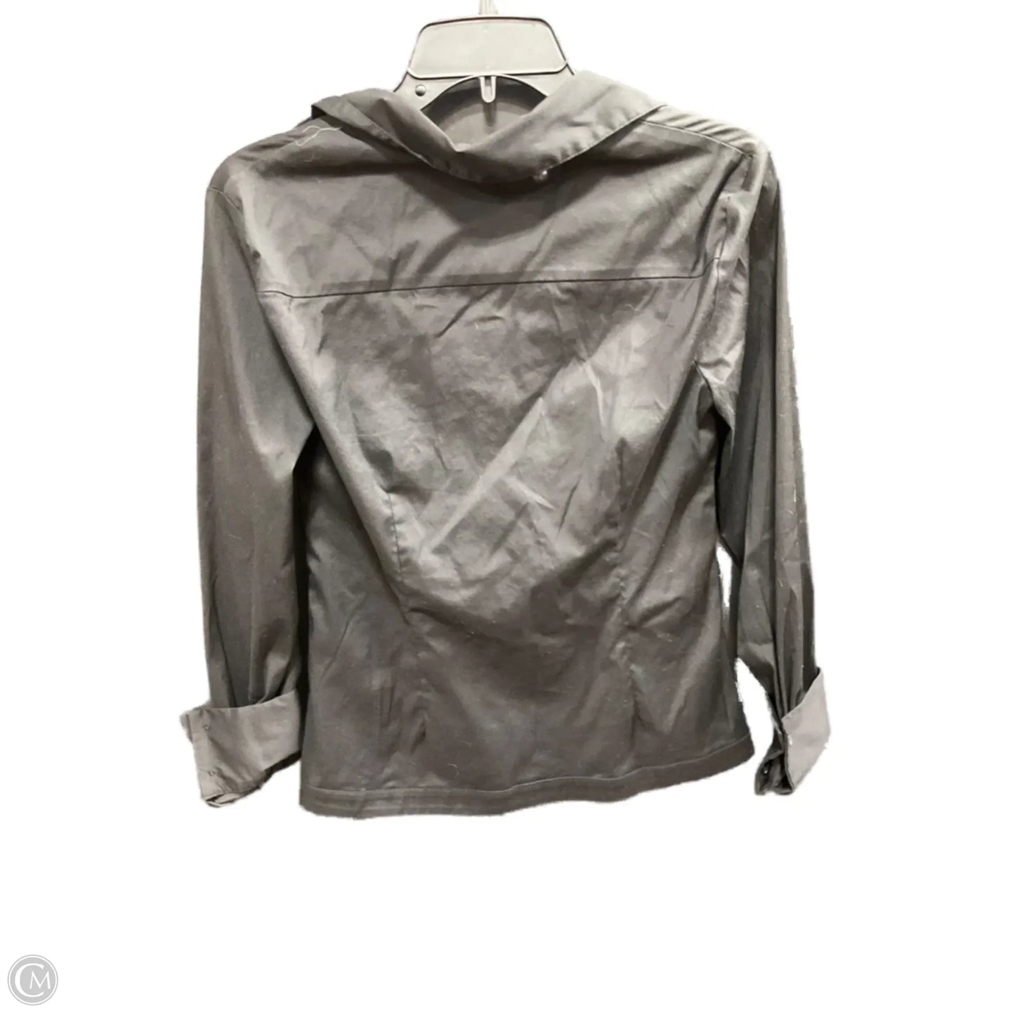 Blouse Long Sleeve By White House Black Market In Black, Size: 8