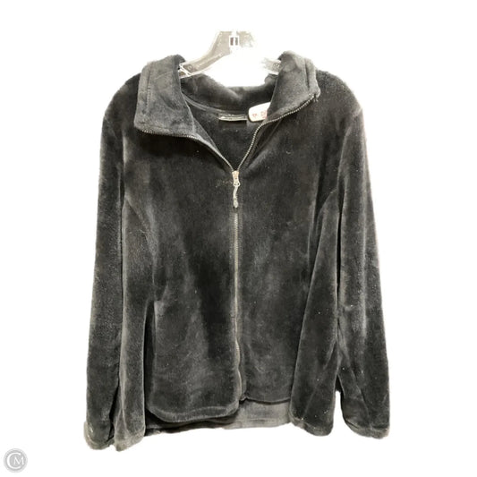 Jacket Fleece By Cmf In Black, Size: 1x
