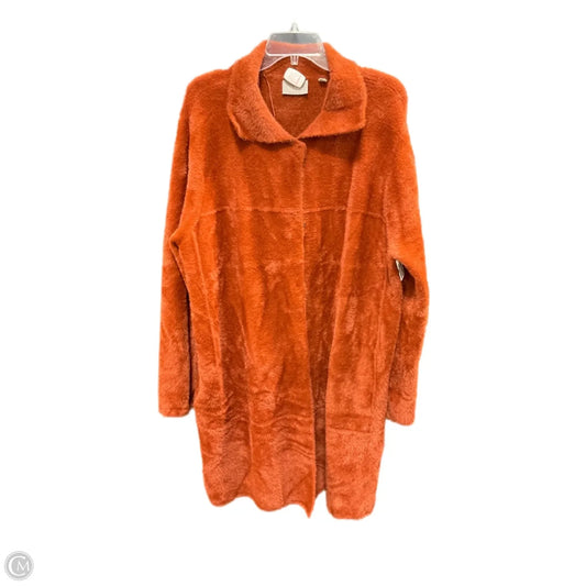 Cardigan By Cyrus In Orange, Size: Xl