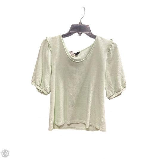 Top Short Sleeve By Talbots In Green, Size: M