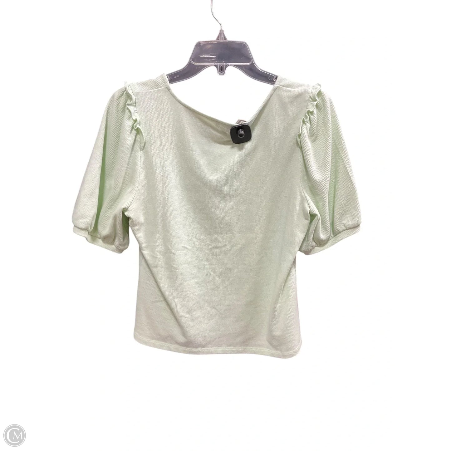 Top Short Sleeve By Talbots In Green, Size: M
