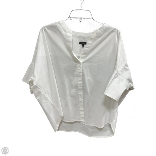 Top Short Sleeve By Talbots In White, Size: S