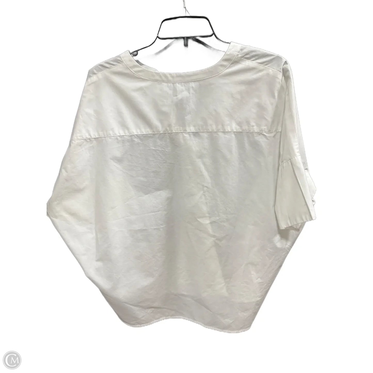 Top Short Sleeve By Talbots In White, Size: S