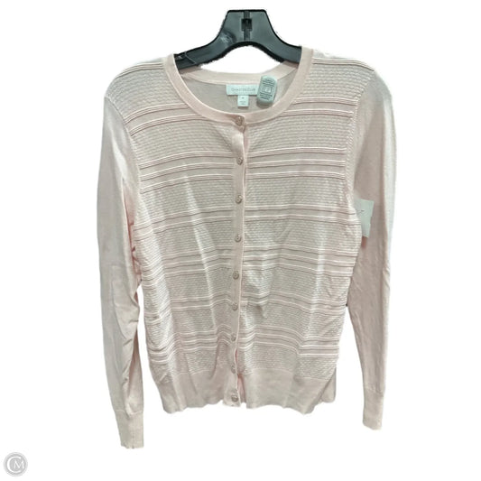 Cardigan By Charter Club In Pink, Size: M