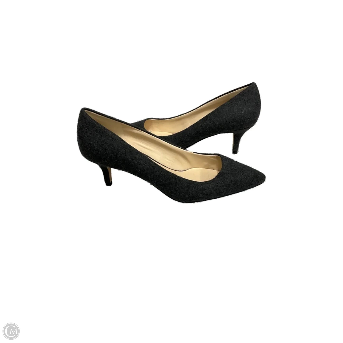 Shoes Heels Kitten By Nine West In Grey, Size: 7.5