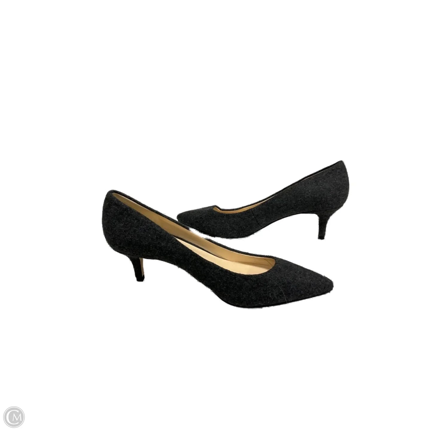 Shoes Heels Kitten By Nine West In Grey, Size: 7.5