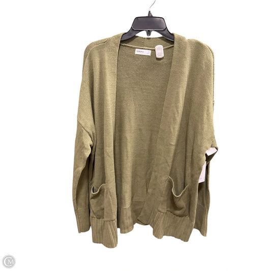 Sweater Cardigan By Sonoma In Green, Size: Xl