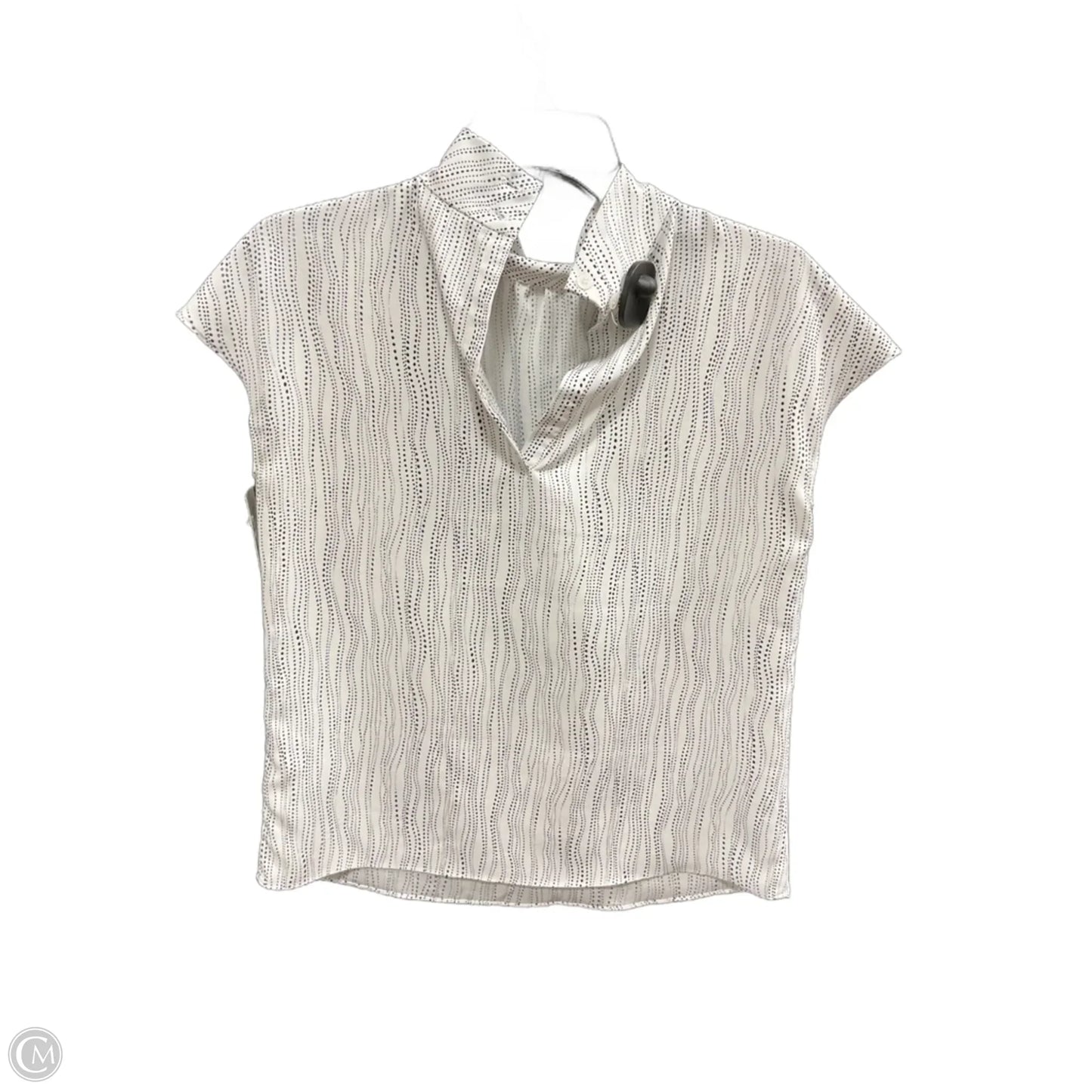 Top Sleeveless By Nordstrom In Black & White, Size: Xxs