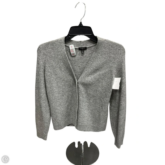Cardigan By Talbots In Grey, Size: Sp