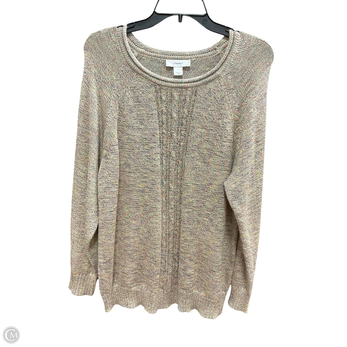 Sweater By Cj Banks In Multi-colored, Size: 1x