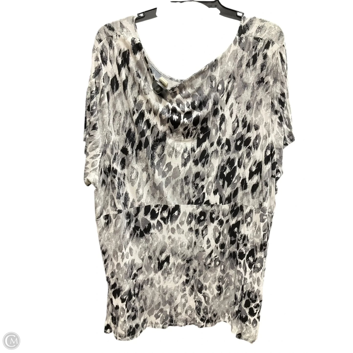 Top Short Sleeve By Ruby Rd In Animal Print, Size: 3x