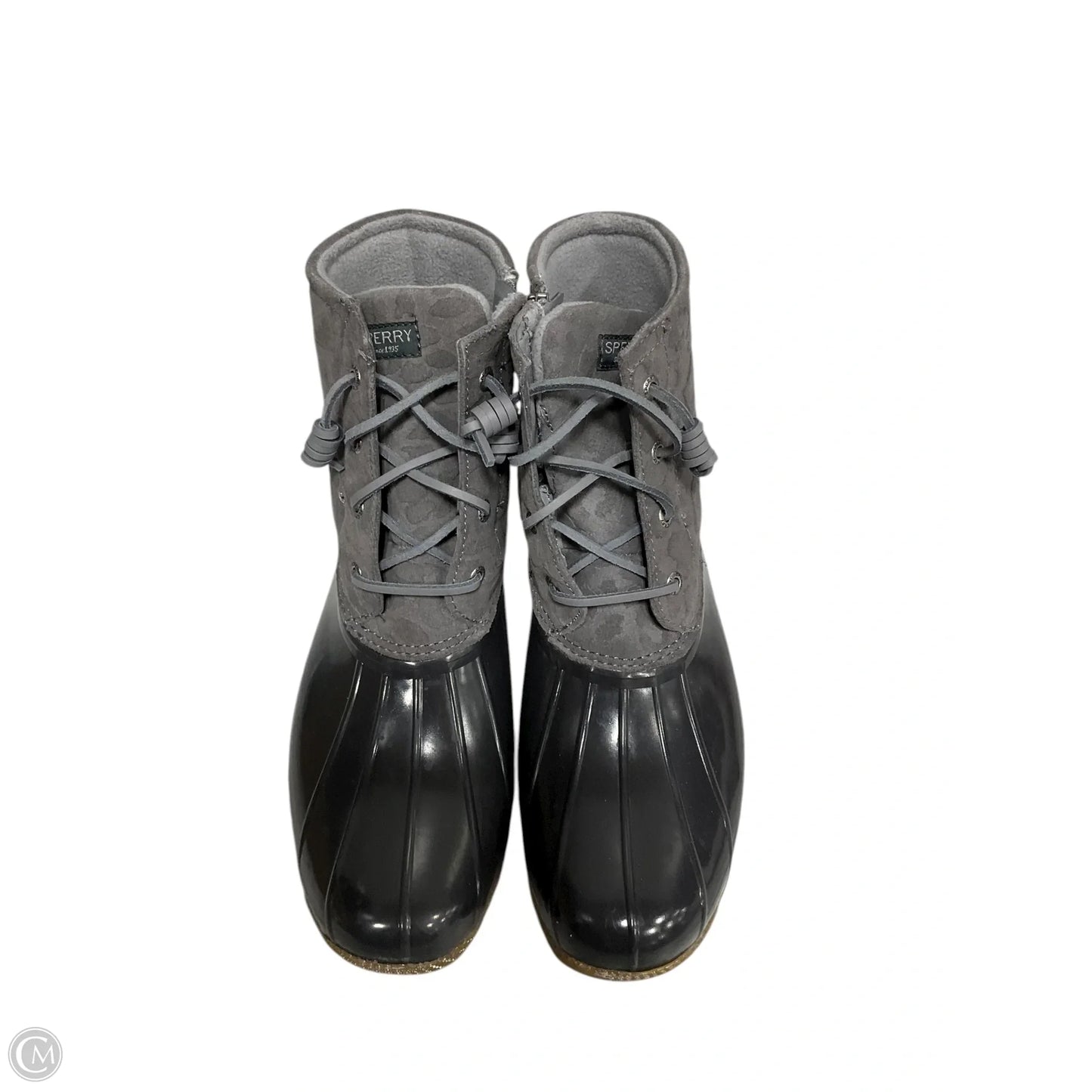 Boots Ankle Flats By Sperry In Grey, Size: 10