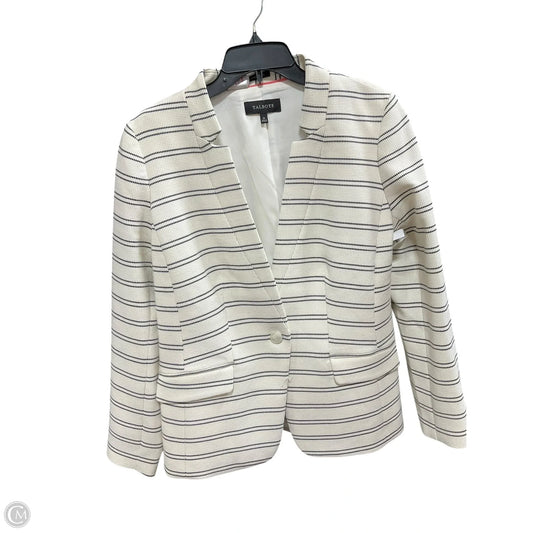 Blazer By Talbots In Striped Pattern, Size: 12