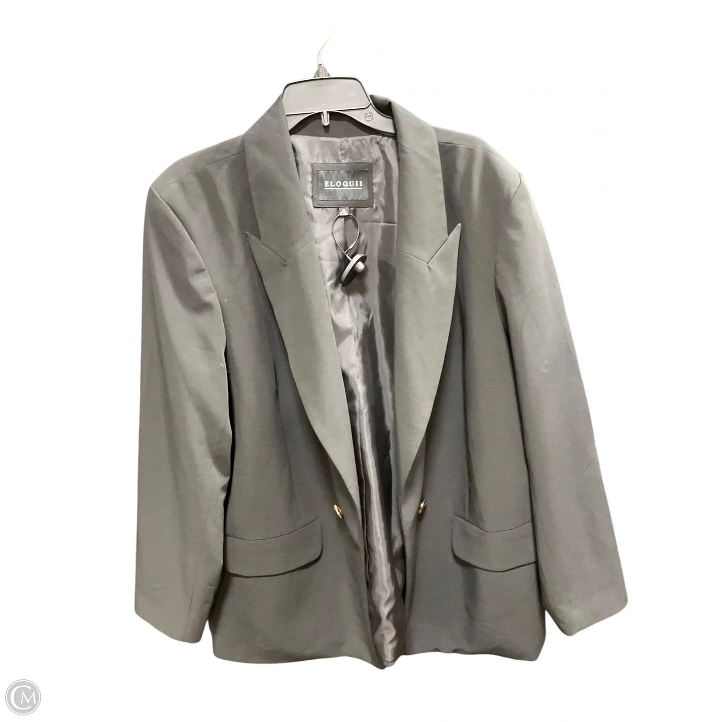 Blazer By Eloquii In Black, Size: 22