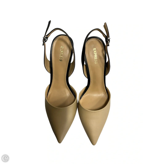 Shoes Heels Stiletto By Express In Black & Tan, Size: 8