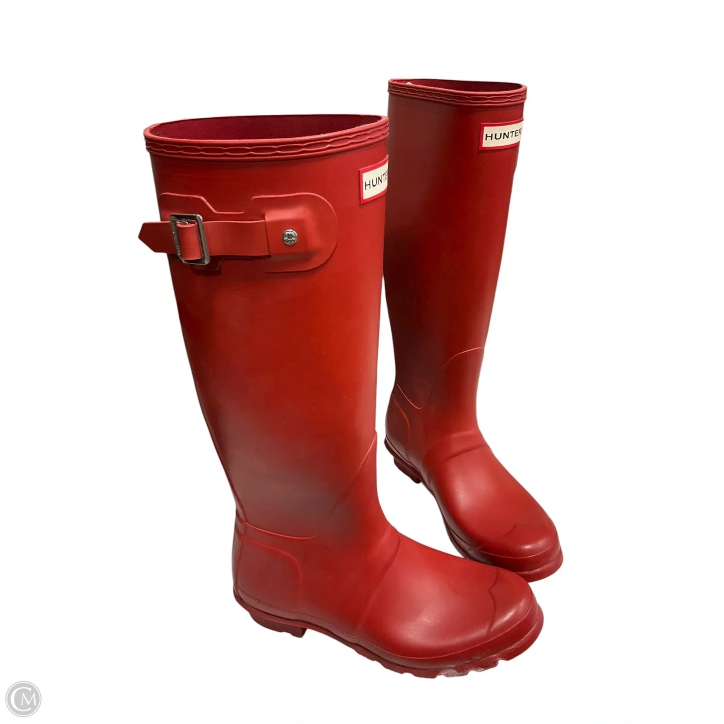 Boots Rain By Hunter In Red, Size: 7