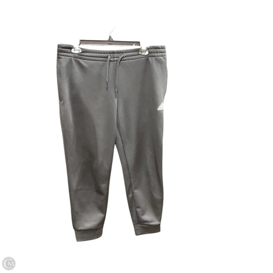 Athletic Pants By Adidas In Black, Size: M