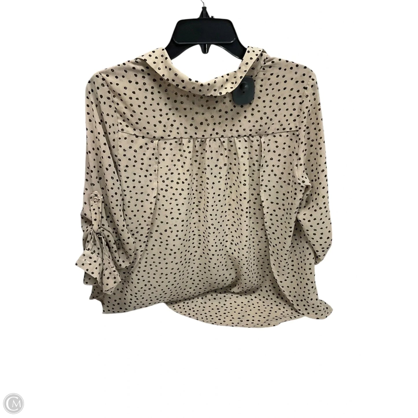 Top 3/4 Sleeve By Hayden La In Polkadot Pattern, Size: S