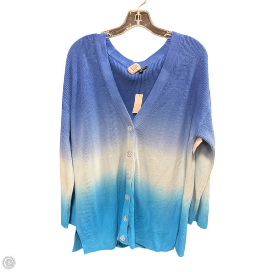 Cardigan By Talbots In Blue, Size: 2x