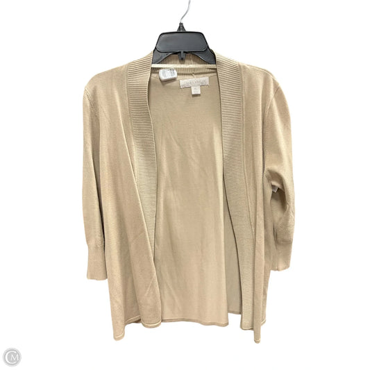 Cardigan By Laura Ashley In Tan, Size: Lp